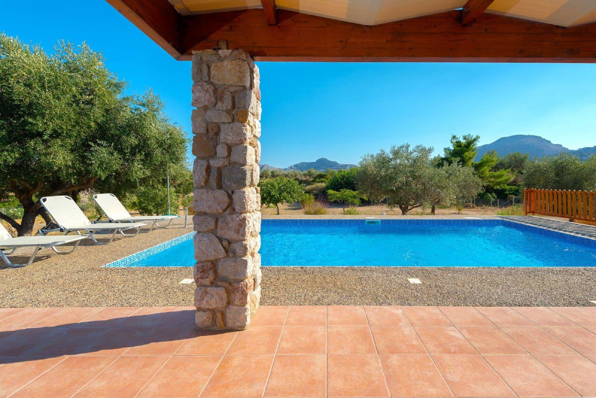 Olive Private Villa Swimming Pool 5 Bdr Kolymbia Rhodes Ngoại thất bức ảnh