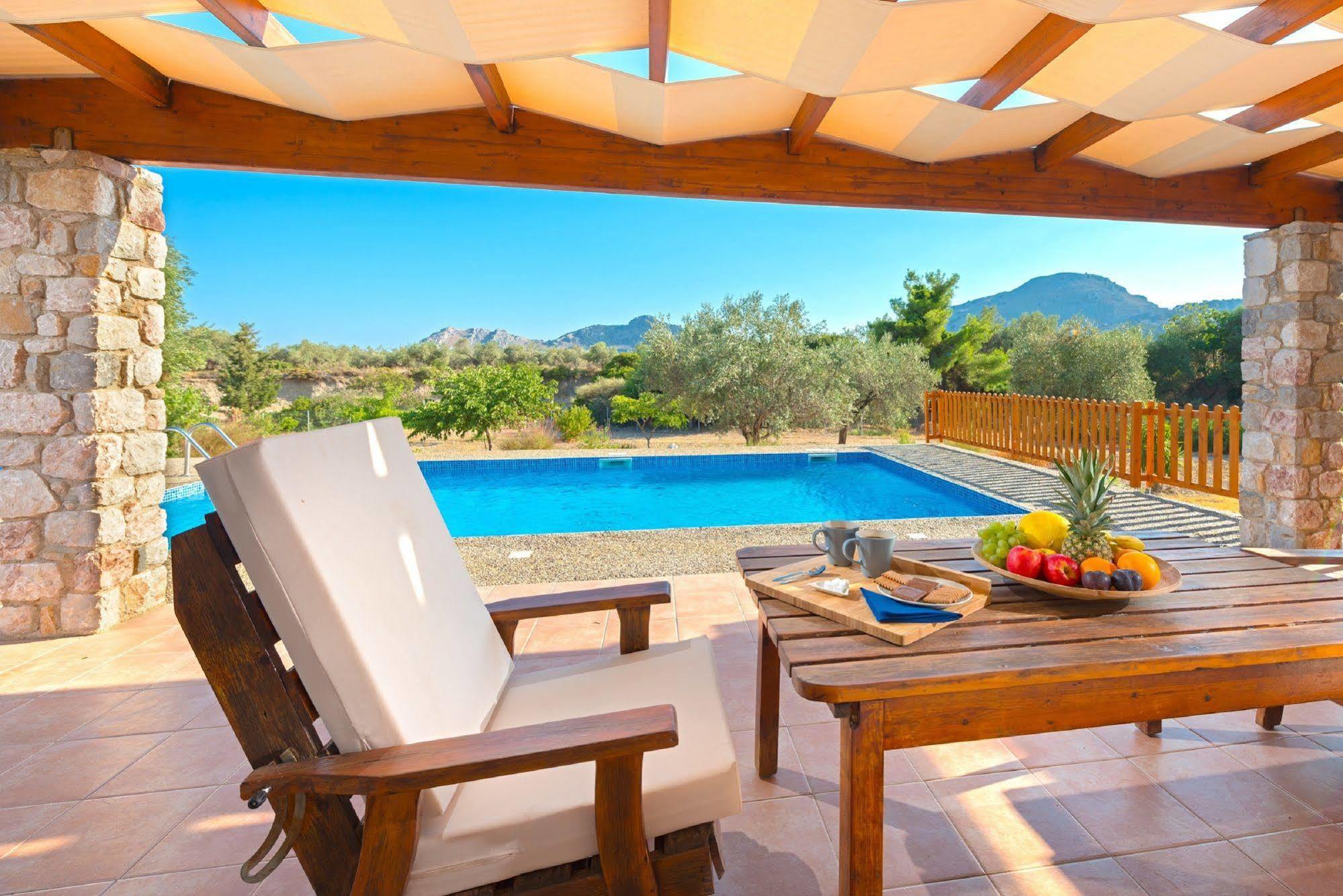 Olive Private Villa Swimming Pool 5 Bdr Kolymbia Rhodes Ngoại thất bức ảnh