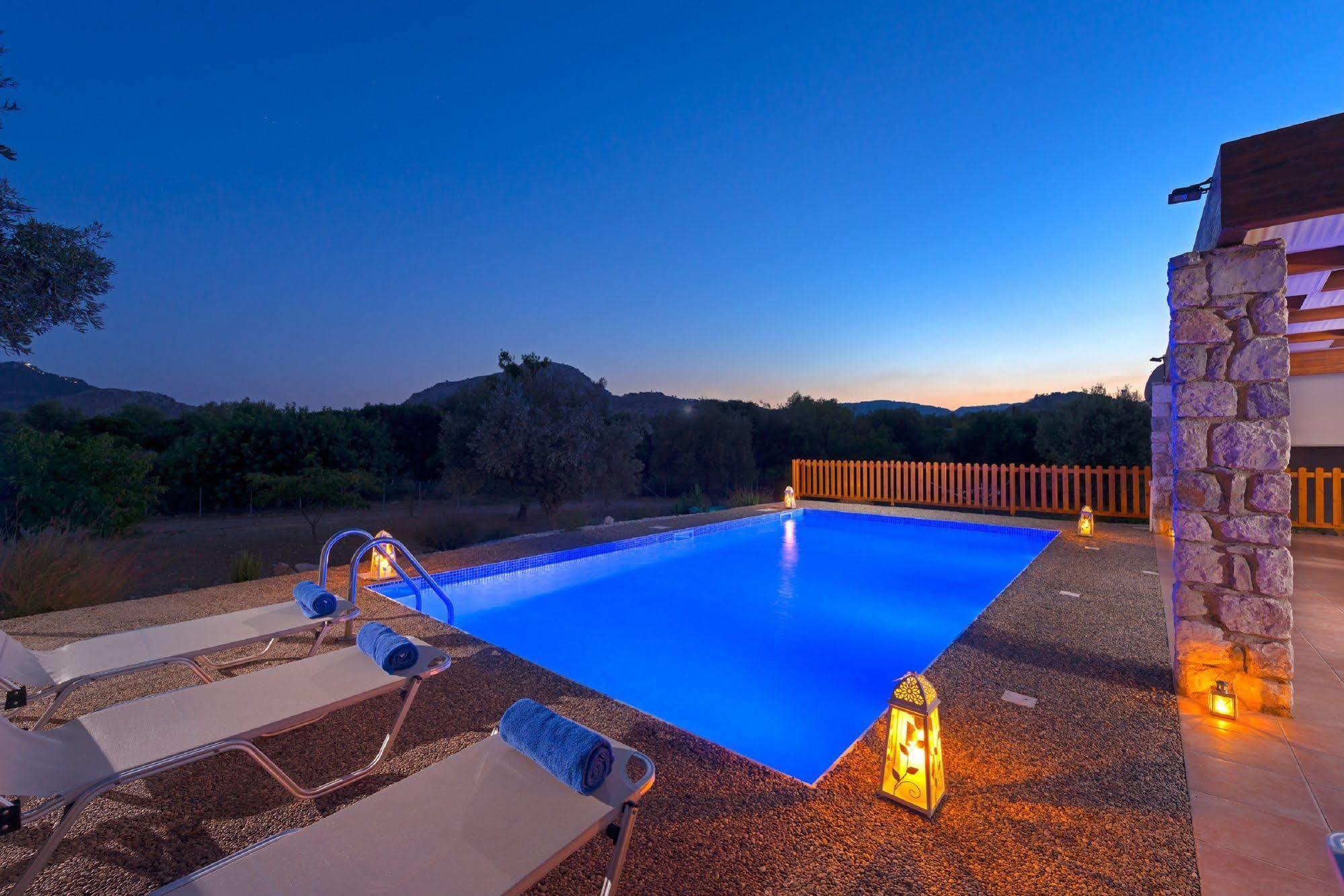 Olive Private Villa Swimming Pool 5 Bdr Kolymbia Rhodes Ngoại thất bức ảnh
